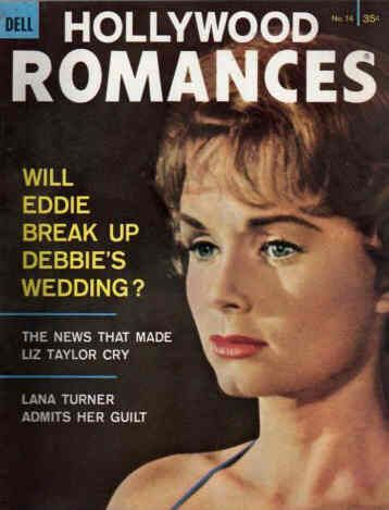 SHEILAH GRAHAMS HOLLYWOOD ROMANCES magazine side cover Issue 14  1960
