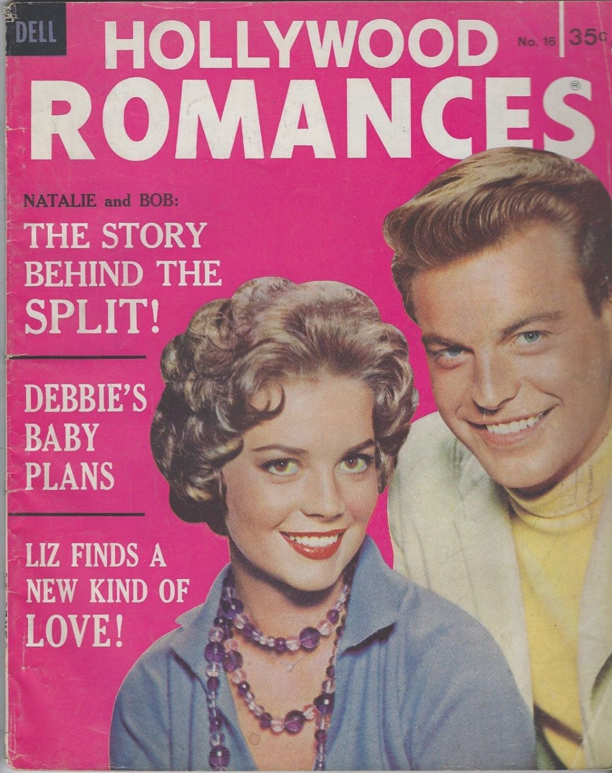SHEILAH GRAHAMS HOLLYWOOD ROMANCES magazine side cover Issue 16  