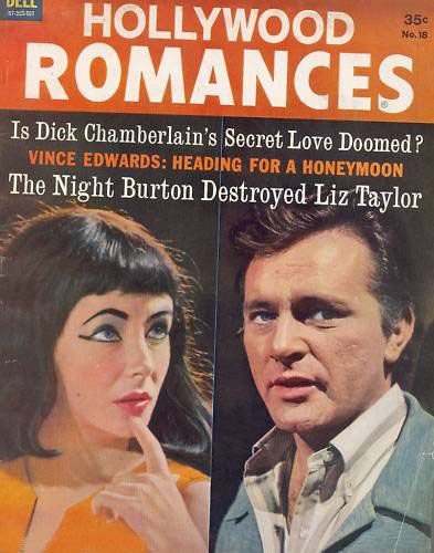 SHEILAH GRAHAMS HOLLYWOOD ROMANCES magazine side cover Issue 18  1962
