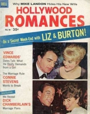 SHEILAH GRAHAMS HOLLYWOOD ROMANCES magazine side cover Issue 19  1963