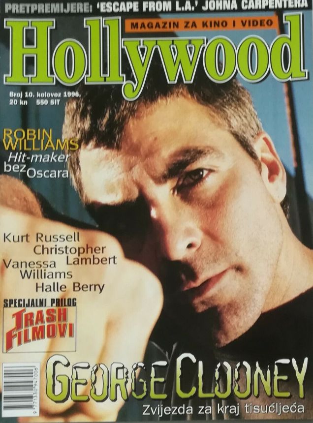 HOLLYWOOD (Cro) magazine side cover Issue 10 August 1996