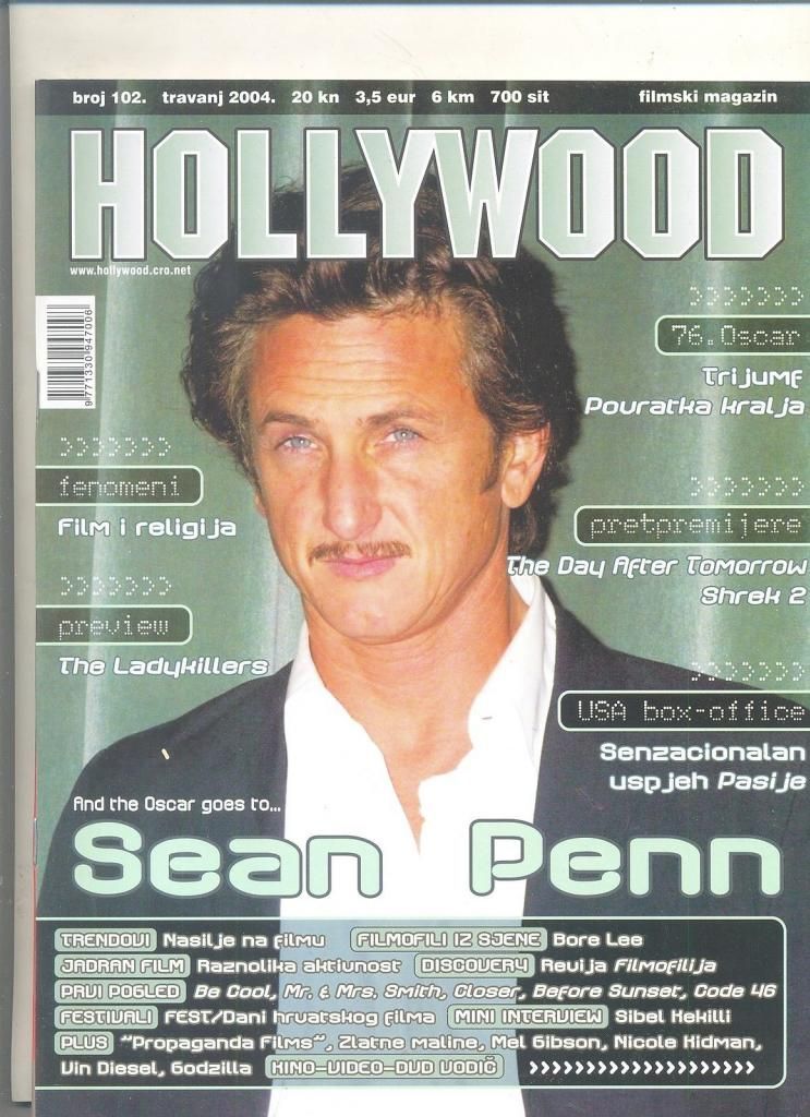 HOLLYWOOD (Cro) magazine side cover Issue 102 April 2004