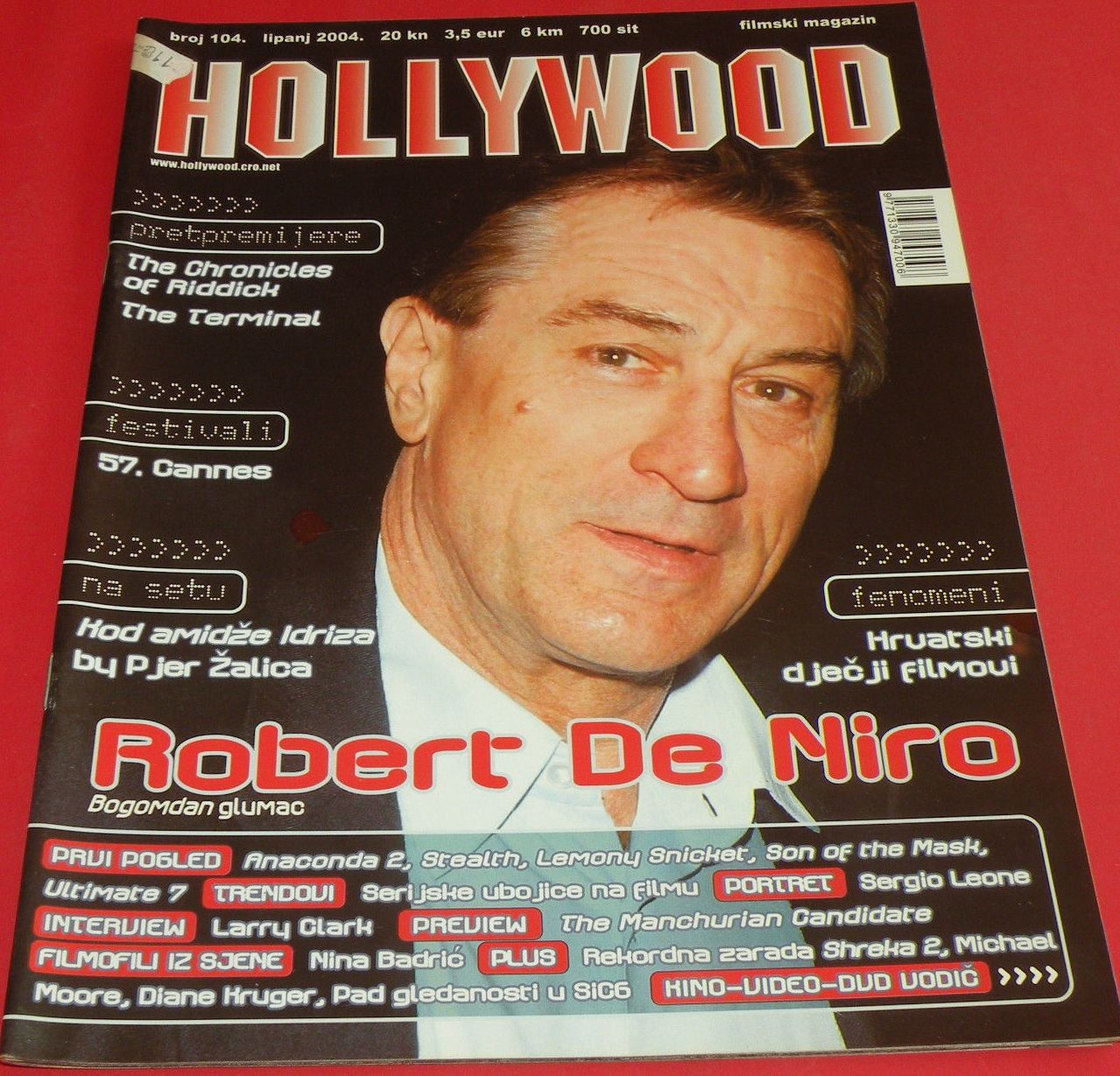 HOLLYWOOD (Cro) magazine side cover Issue 104 June 2004