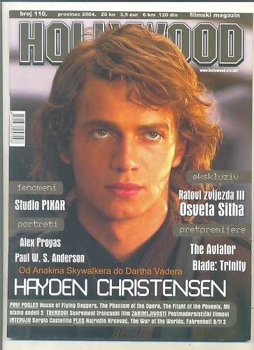 HOLLYWOOD (Cro) magazine side cover Issue 110 December 2004