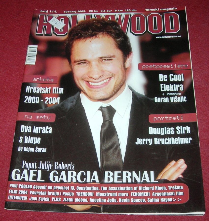 HOLLYWOOD (Cro) magazine side cover Issue 111 January 2005