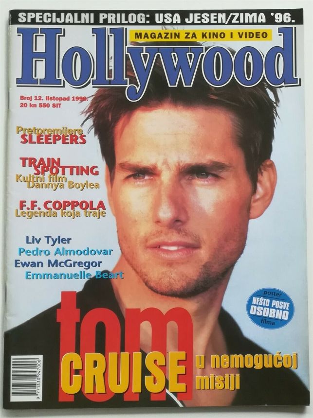 HOLLYWOOD (Cro) magazine side cover Issue 12 October 1996