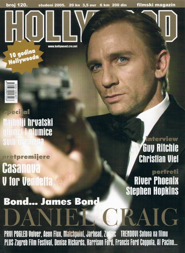 HOLLYWOOD (Cro) magazine side cover Issue 120 November 2005