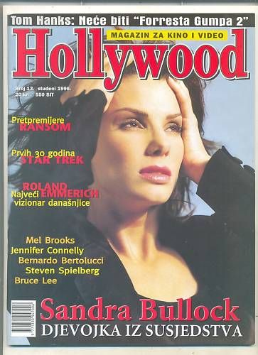HOLLYWOOD (Cro) magazine side cover Issue 13 November 1996