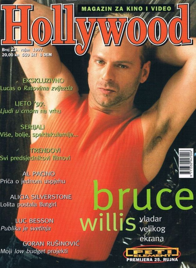 HOLLYWOOD (Cro) magazine side cover Issue 23 September 1997