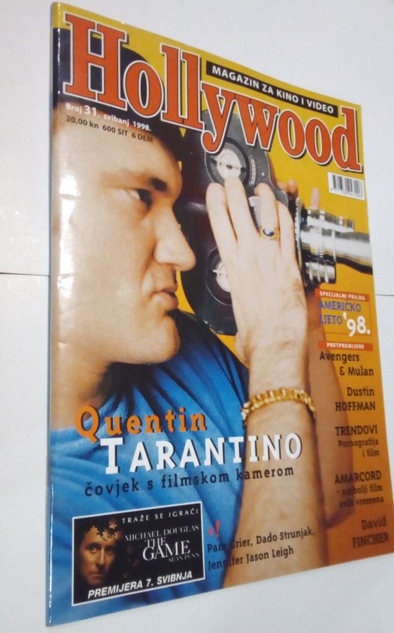 HOLLYWOOD (Cro) magazine side cover Issue 31 May 1998