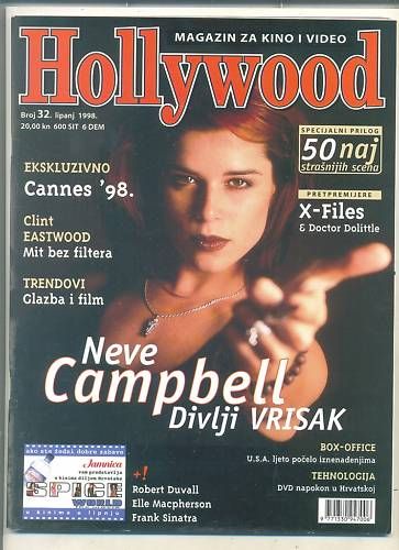 HOLLYWOOD (Cro) magazine side cover Issue 32 June 1998