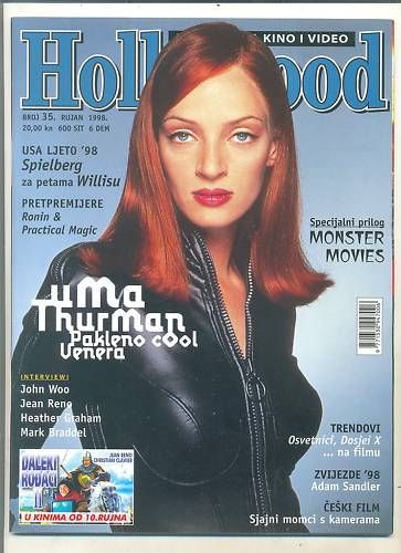 HOLLYWOOD (Cro) magazine side cover Issue 35 September 1998
