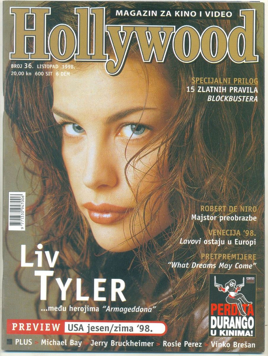 HOLLYWOOD (Cro) magazine side cover Issue 36 October 1998