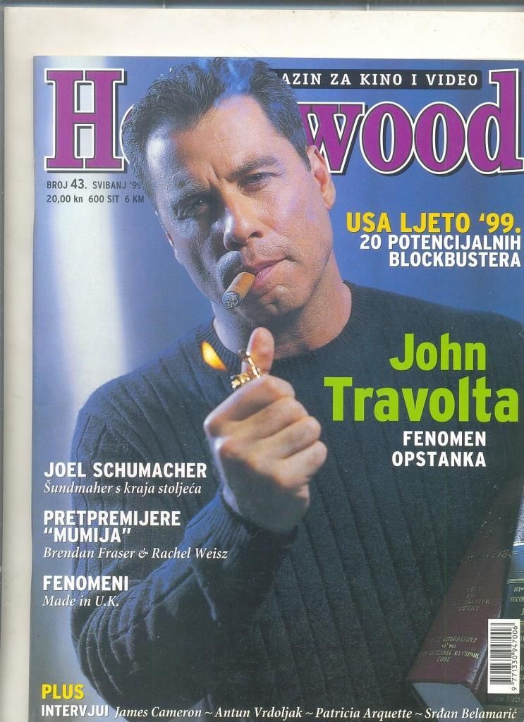 HOLLYWOOD (Cro) magazine side cover Issue 43 May 1999