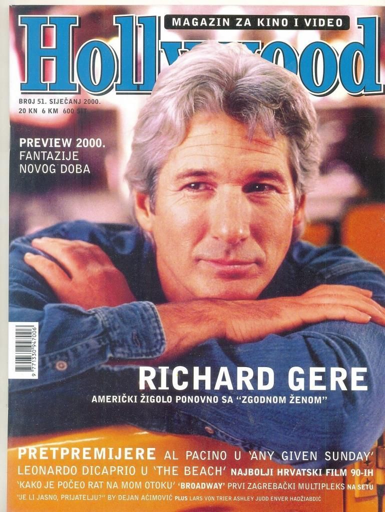 HOLLYWOOD (Cro) magazine side cover Issue 51 January 2000