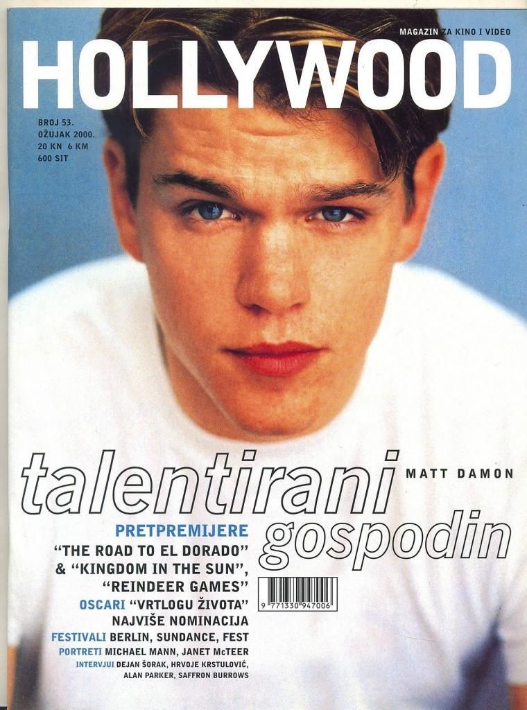 HOLLYWOOD (Cro) magazine side cover Issue 53 March 2000