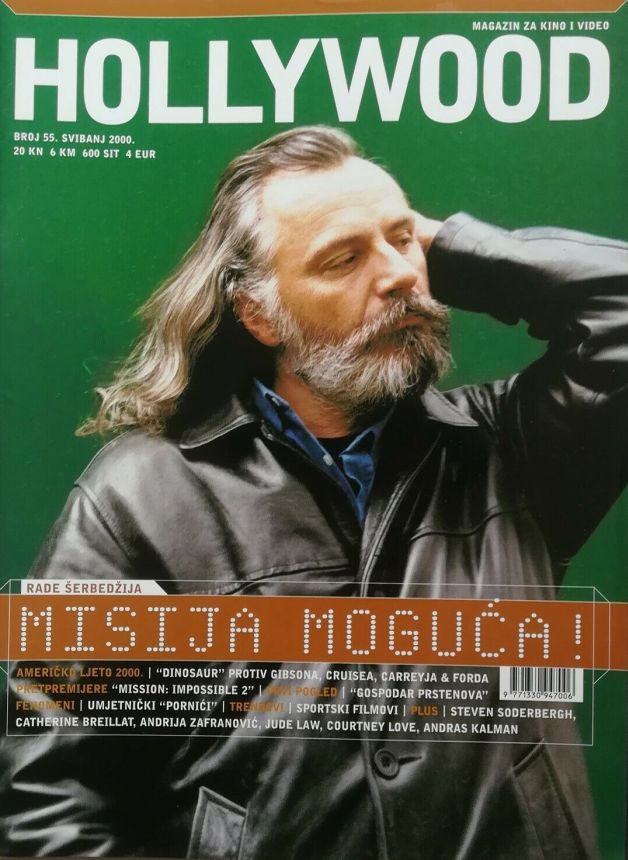 HOLLYWOOD (Cro) magazine side cover Issue 55 May 2000