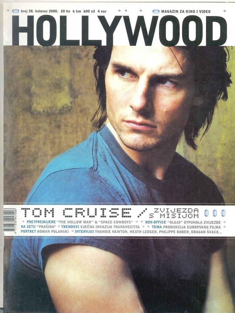 HOLLYWOOD (Cro) magazine side cover Issue 58 August 2000