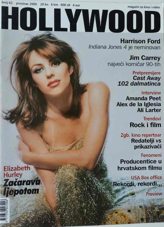 HOLLYWOOD (Cro) magazine side cover Issue 62 December 2000