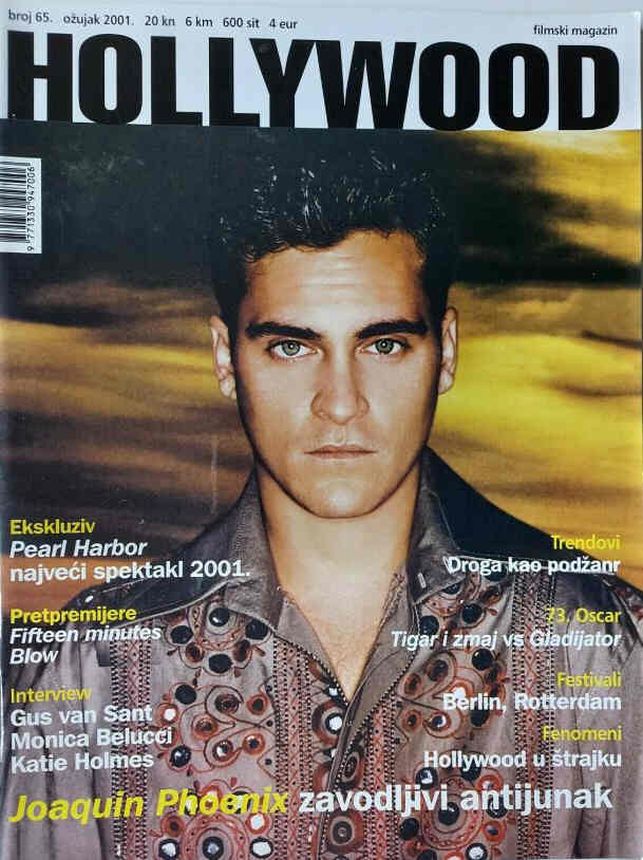 HOLLYWOOD (Cro) magazine side cover Issue 65 March 2001