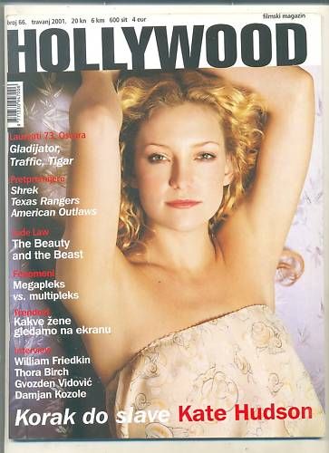 HOLLYWOOD (Cro) magazine side cover Issue 66 April 2001