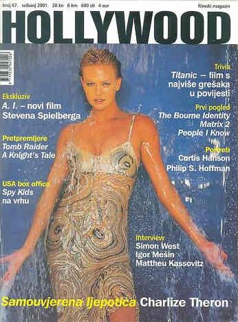 HOLLYWOOD (Cro) magazine side cover Issue 67 May 2001
