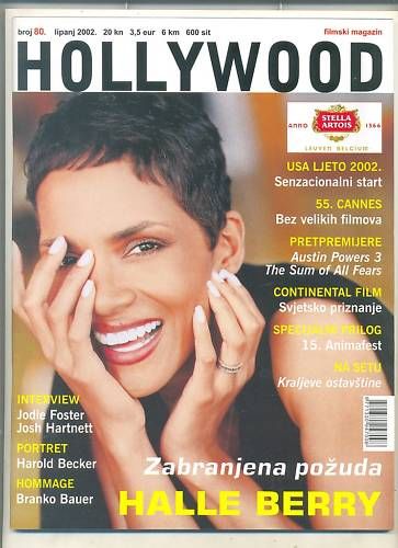 HOLLYWOOD (Cro) magazine side cover Issue 80 June 2002