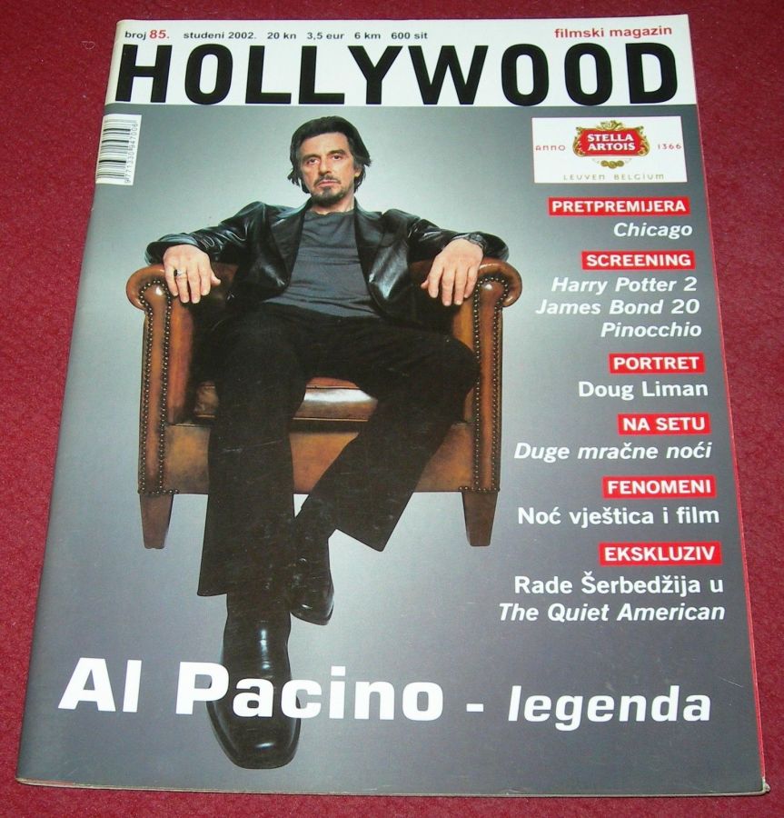 HOLLYWOOD (Cro) magazine side cover Issue 85 November 2002