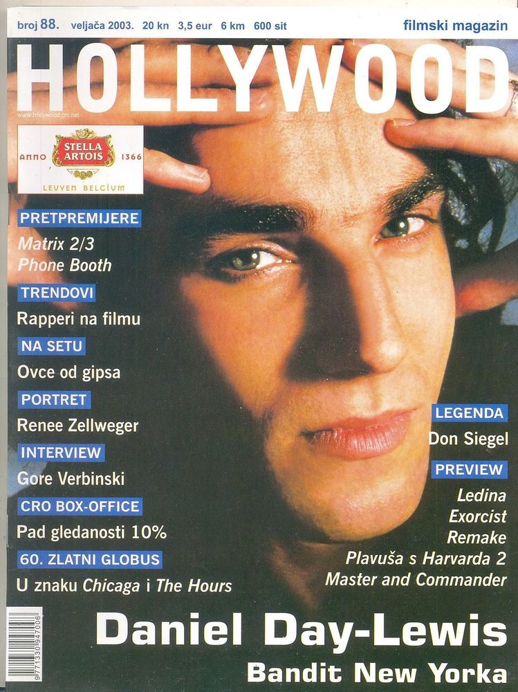 HOLLYWOOD (Cro) magazine side cover Issue 88 February 2003