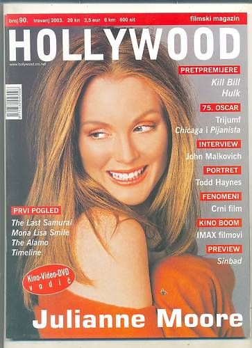 HOLLYWOOD (Cro) magazine side cover Issue 90 April 2003