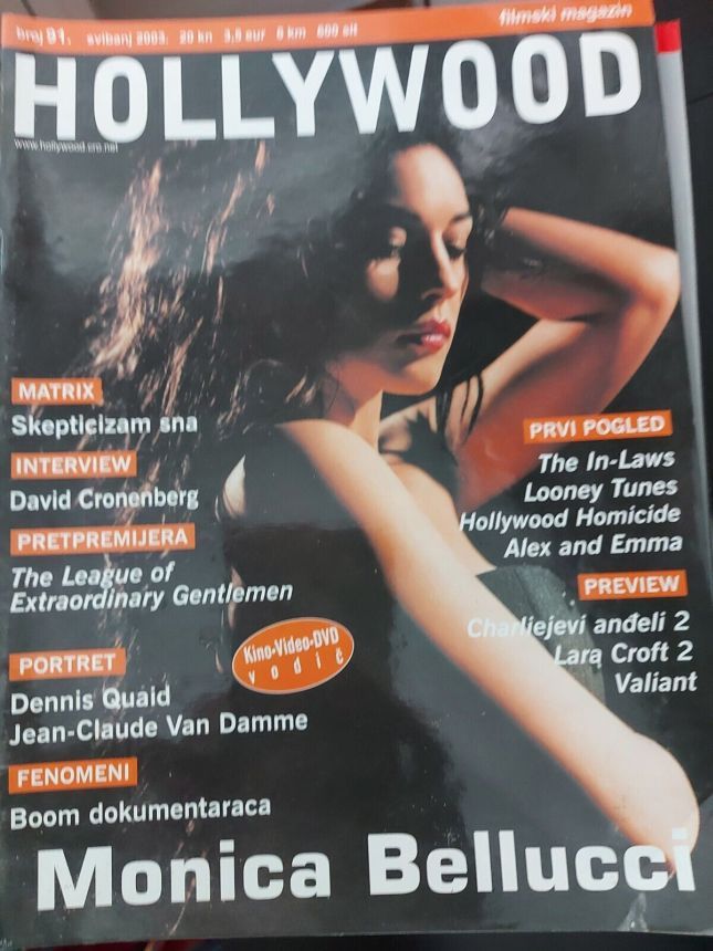 HOLLYWOOD (Cro) magazine side cover Issue 91 May 2003