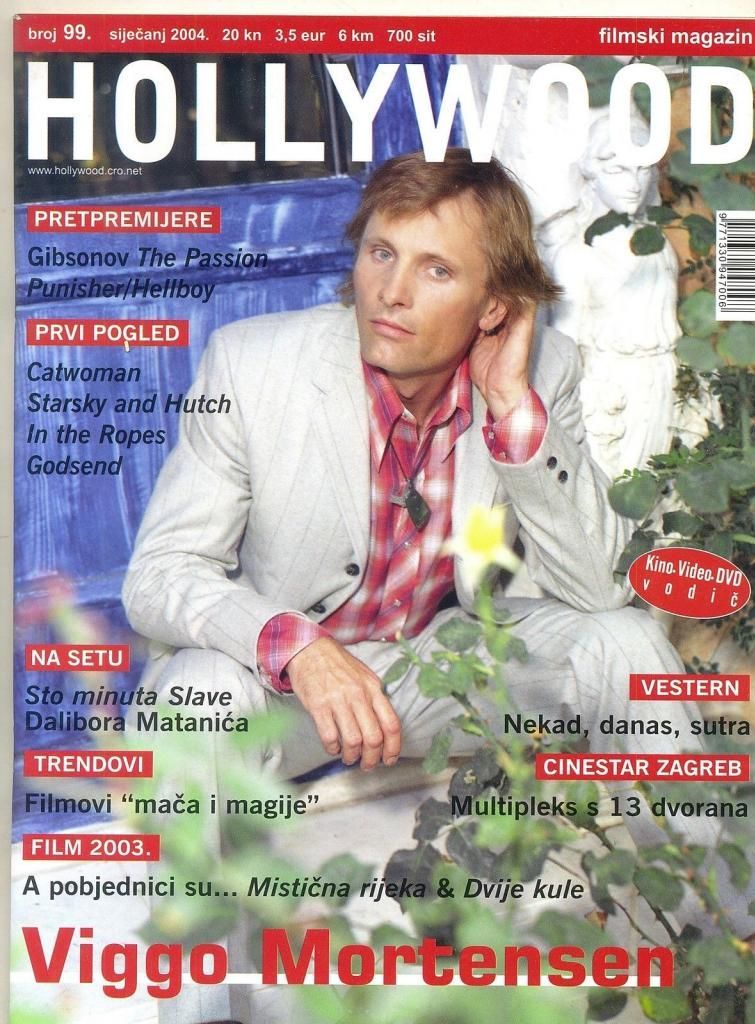 HOLLYWOOD (Cro) magazine side cover Issue 99 January 2004