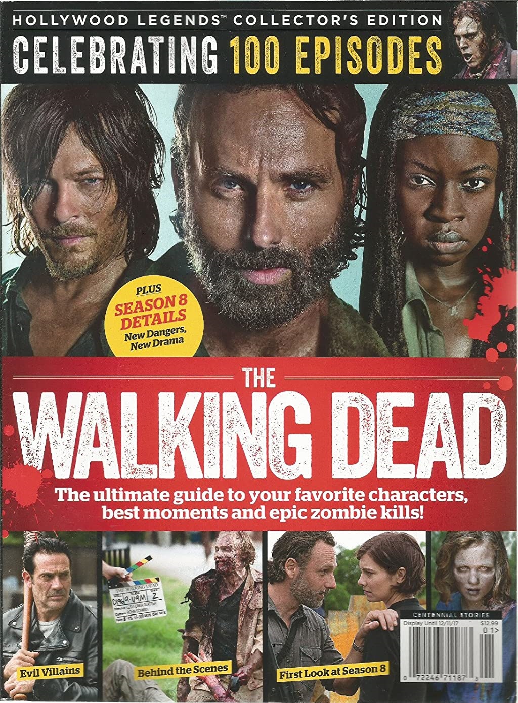 HOLLYWOOD LEGENDS magazine side cover  October 2017
