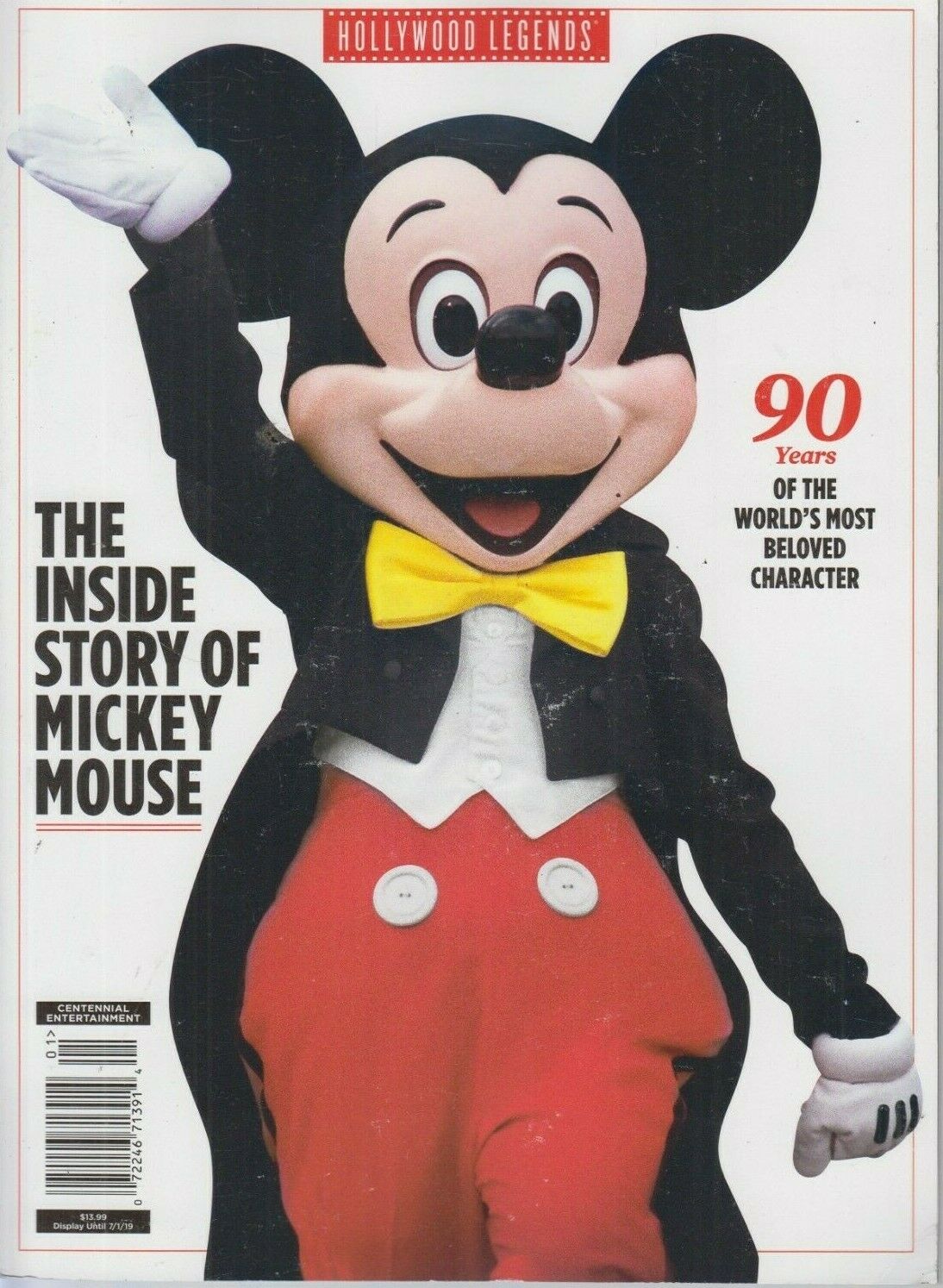 HOLLYWOOD LEGENDS magazine side cover  May 2019
