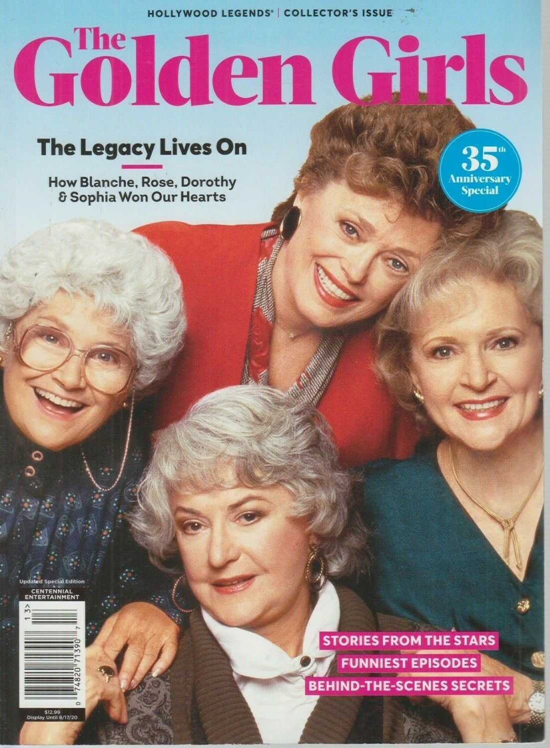 HOLLYWOOD LEGENDS magazine side cover  June 2020