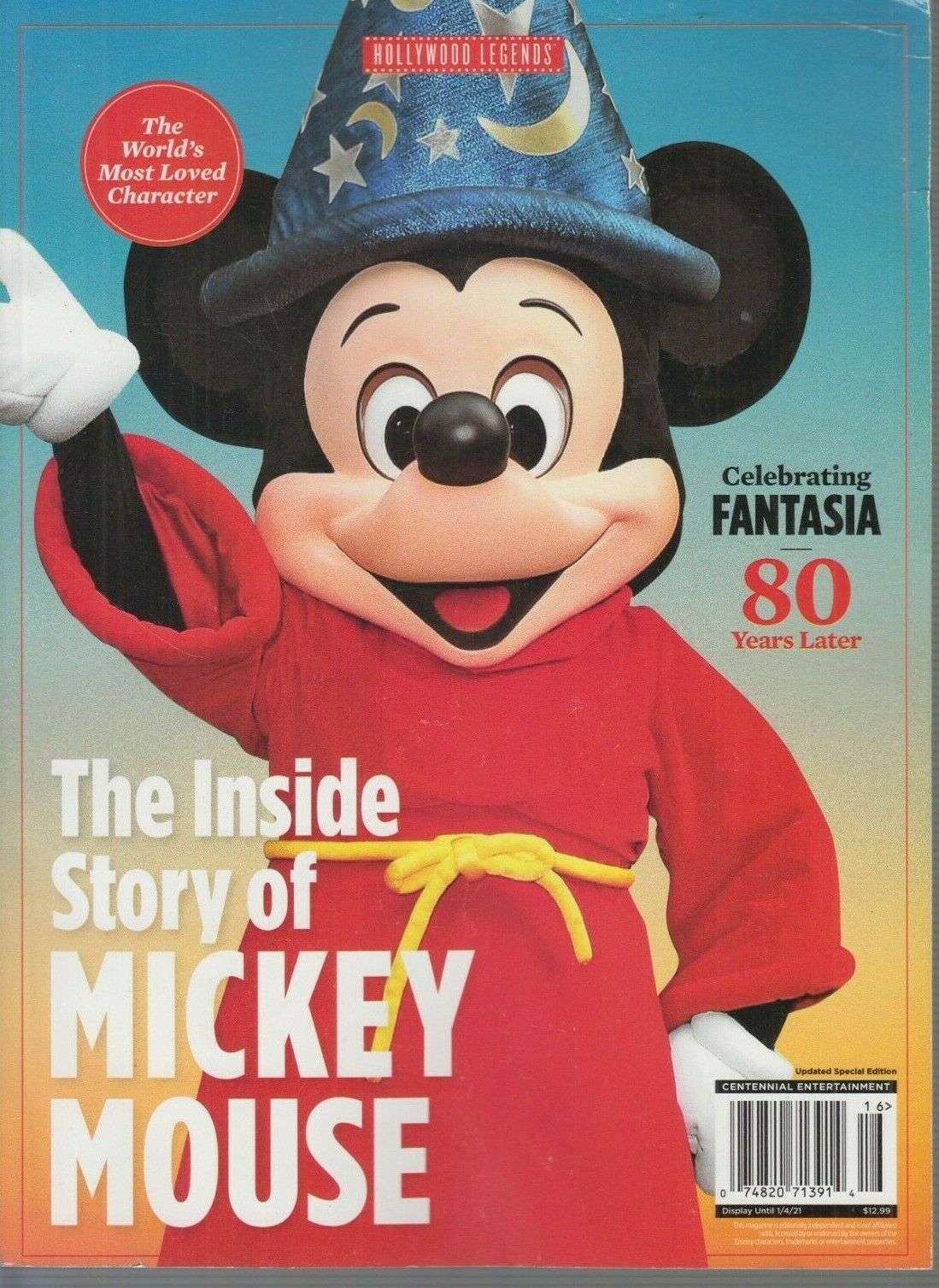 HOLLYWOOD LEGENDS magazine side cover  November 2020