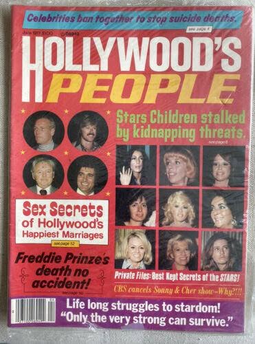 HOLLYWOOD PEOPLE magazine side cover  June 1977