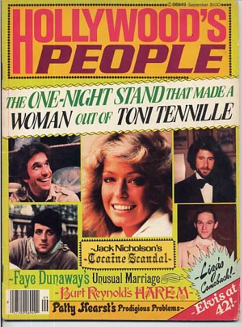 HOLLYWOOD PEOPLE magazine side cover Issue 5?  September 1977