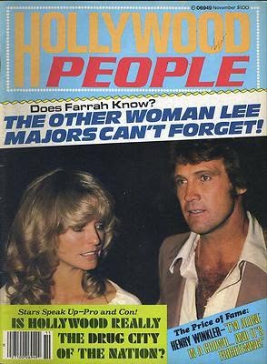 HOLLYWOOD PEOPLE magazine side cover  Vol 1 No  8?  November 1977