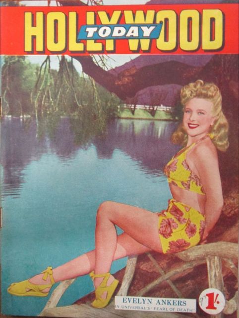 HOLLYWOOD TODAY magazine side cover December 1944