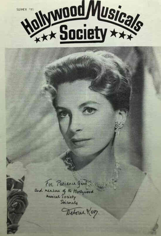 HOLLYWOOD MUSICALS SOCIETY magazine side cover Summer 1991