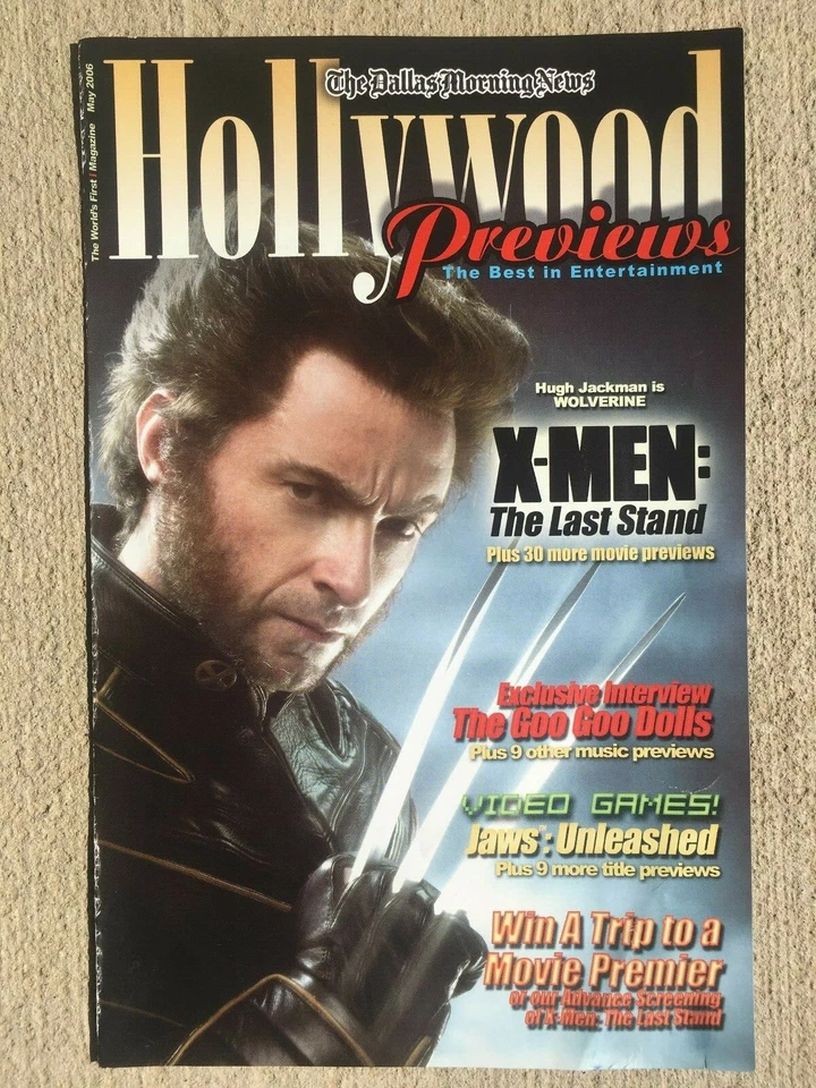 HOLLYWOOD PREVIEWS magazine side cover  May 2006