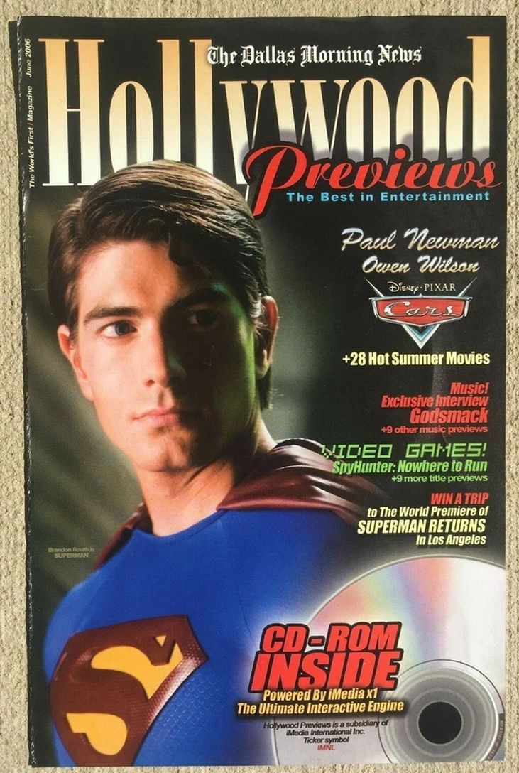 HOLLYWOOD PREVIEWS magazine side cover  June 2006