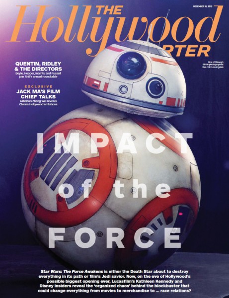 HOLLYWOOD REPORTER | THE magazine side cover 18 December 2015