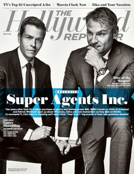 HOLLYWOOD REPORTER | THE magazine side cover 8 April 2016