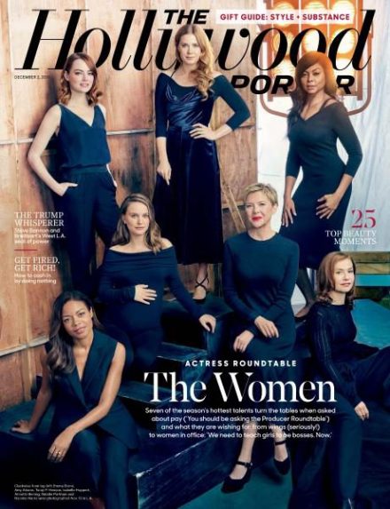 HOLLYWOOD REPORTER | THE magazine side cover 2 December 2016