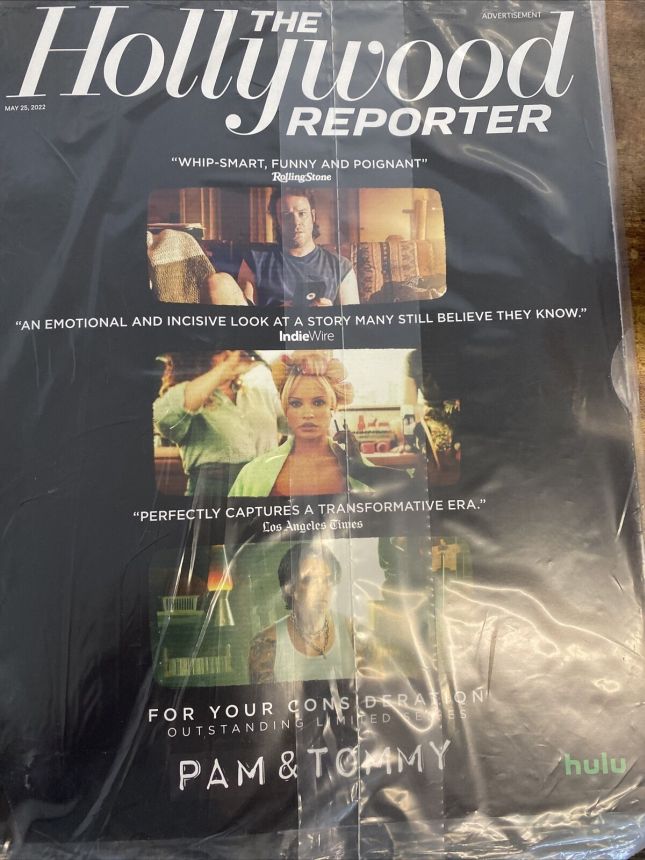 HOLLYWOOD REPORTER | THE magazine side cover 25 May 2022