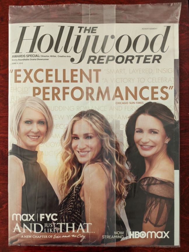HOLLYWOOD REPORTER | THE magazine side cover 13 June 2022