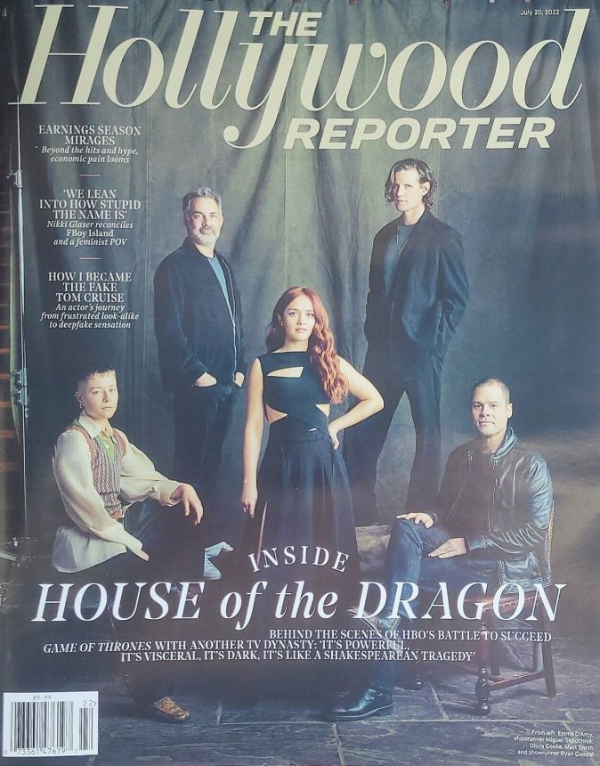 HOLLYWOOD REPORTER | THE magazine side cover 20 July 2022