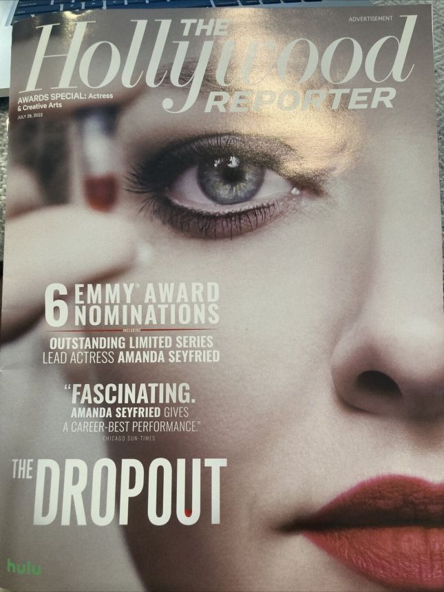 HOLLYWOOD REPORTER | THE magazine side cover 28 July 2022
